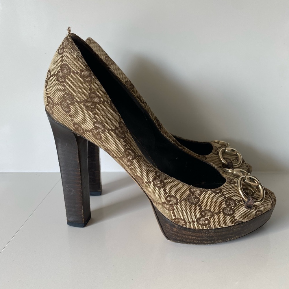 Gucci Women's Brown Platform Heels